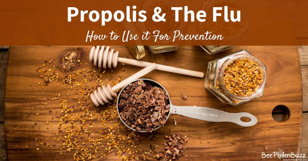 Using Bee Propolis for flu symptom relief.   I break down the study and tell you how much to use and how to take it.  