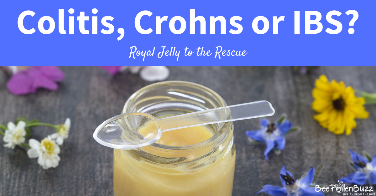 Using royal jelly for colitis may enhance healing.    Read about how to take it for colitis and the research that backs it!
